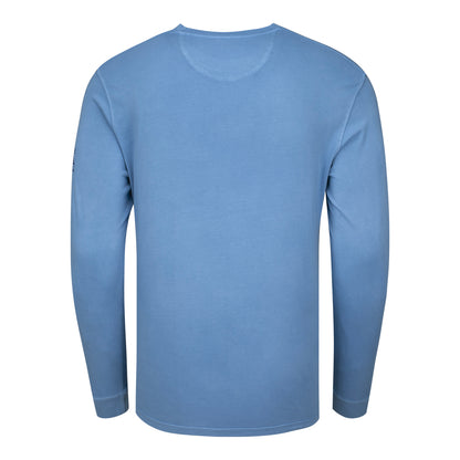 Ahead Cincinnati Open Long Sleeve T-Shirt in Blue Jean - Back View