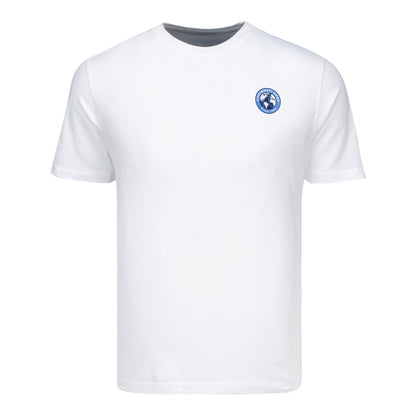 Ahead Cincinnati Open Cartoon Tennis Ball T-Shirt in White - Front View
