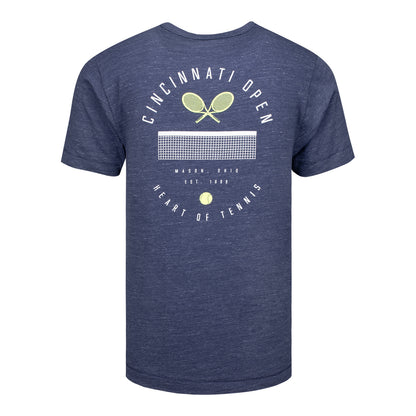 Gear for Sports Cincinnati Open Tennis Net T-Shirt in Navy - Back View