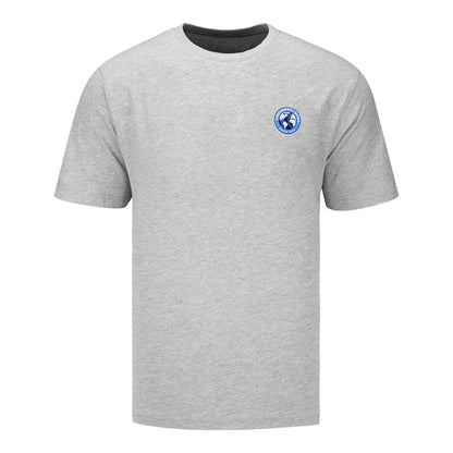 Gear for Sports Cincinnati Open Racket and Ball T-Shirt in Oxford Heather Grey - Front View