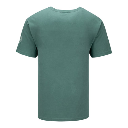 Legacy Cincinnati Open  Retro Tennis Ball T-Shirt in Dark Spruce Green - Back View