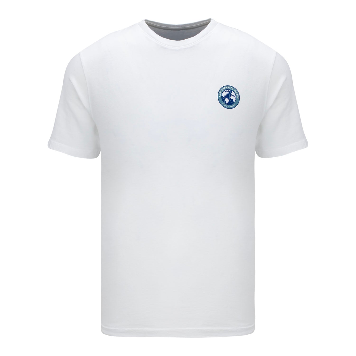 Ahead Cincinnati Open Chapman Flag T-Shirt in White - Front View