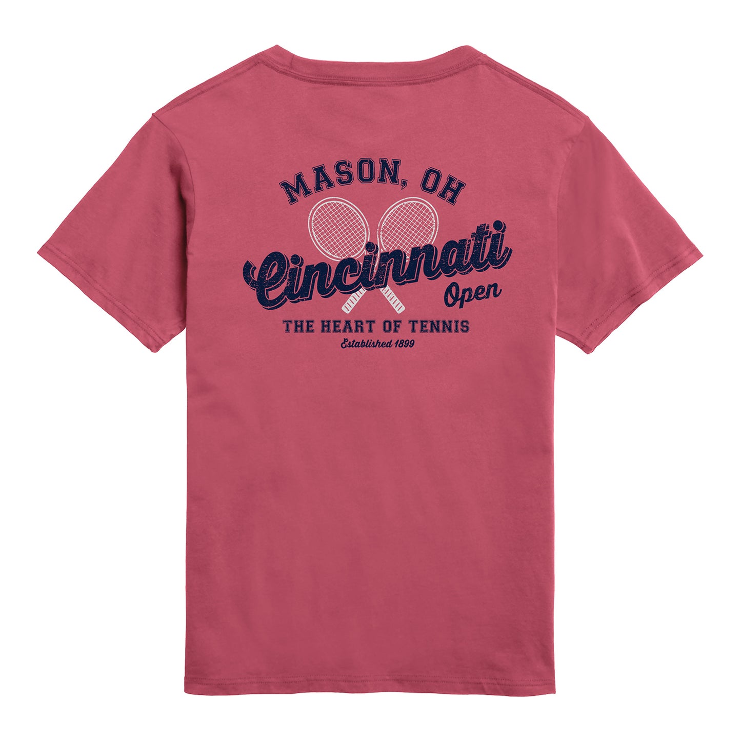 Legacy Cincinnati Open All American Pocket Tee in Nantucket Red - Back