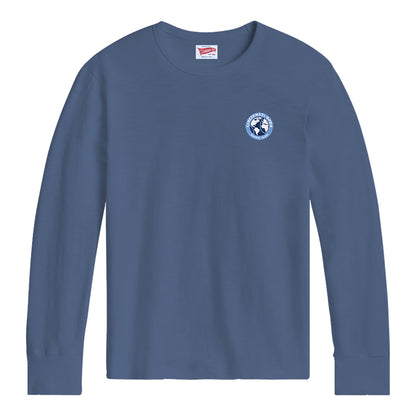 Standard Rec Cincinnati Open Long Sleeve T-Shirt in Marina Blue - Front