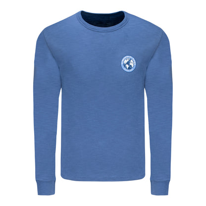 Standard Rec Cincinnati Open Long Sleeve T-Shirt in Marina Blue - Front