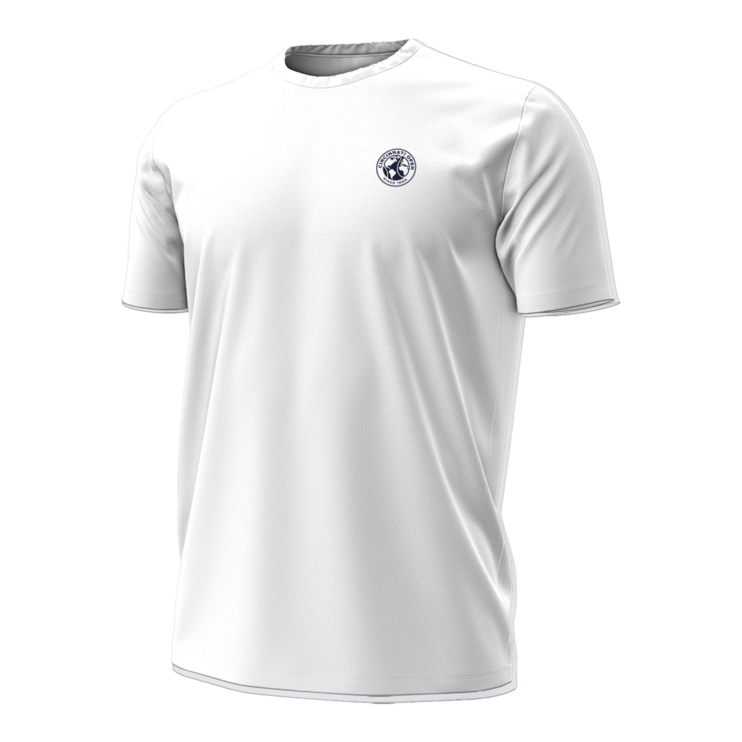 Under Armour Cincinnati Open Court Performance Cotton T-Shirt in White - Front