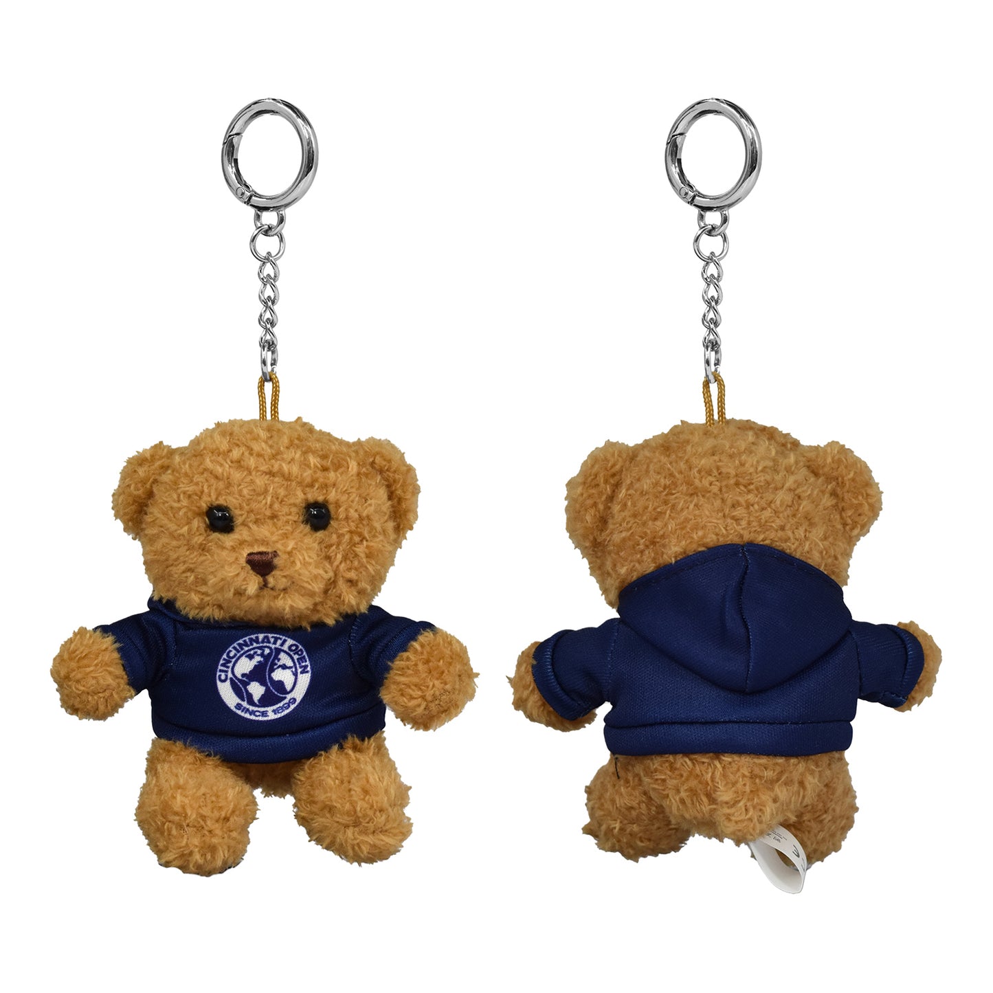 PRG Golf Cincinnati Open Plush Teddy Bear Keychain - Front and Back
