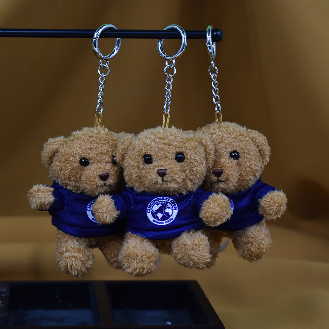 PRG Golf Cincinnati Open Plush Teddy Bear Keychain - Styled