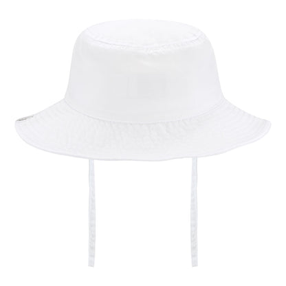 Garb Cincinnati Open Infant Kennedy Sun Hat in White - Back View