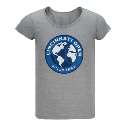 Garb Cincinnati Open Charlotte Youth T-Shirt in Grey - Front