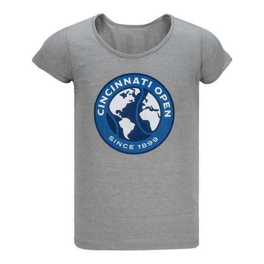 Garb Cincinnati Open Charlotte Youth T-Shirt in Grey - Front
